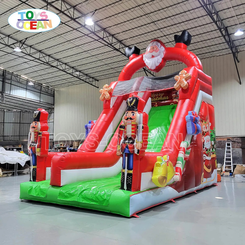 Kids Outdoor Inflatable - Customized Outdoor Christmas Inflatable Slide, Suitable
