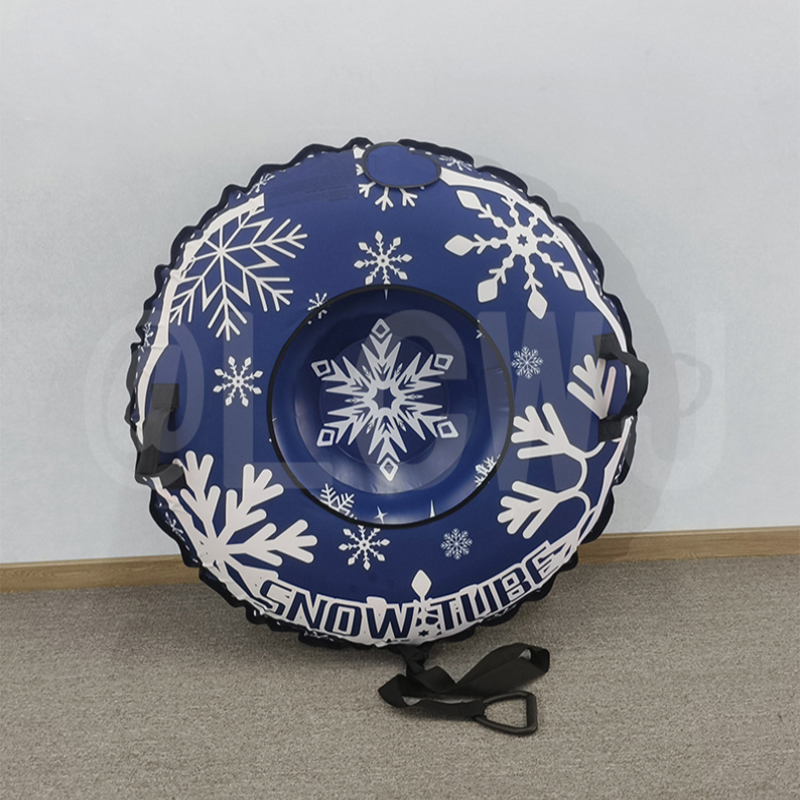 Kids Outdoor Inflatable - Inflatable Snow Tube Sled with Handles