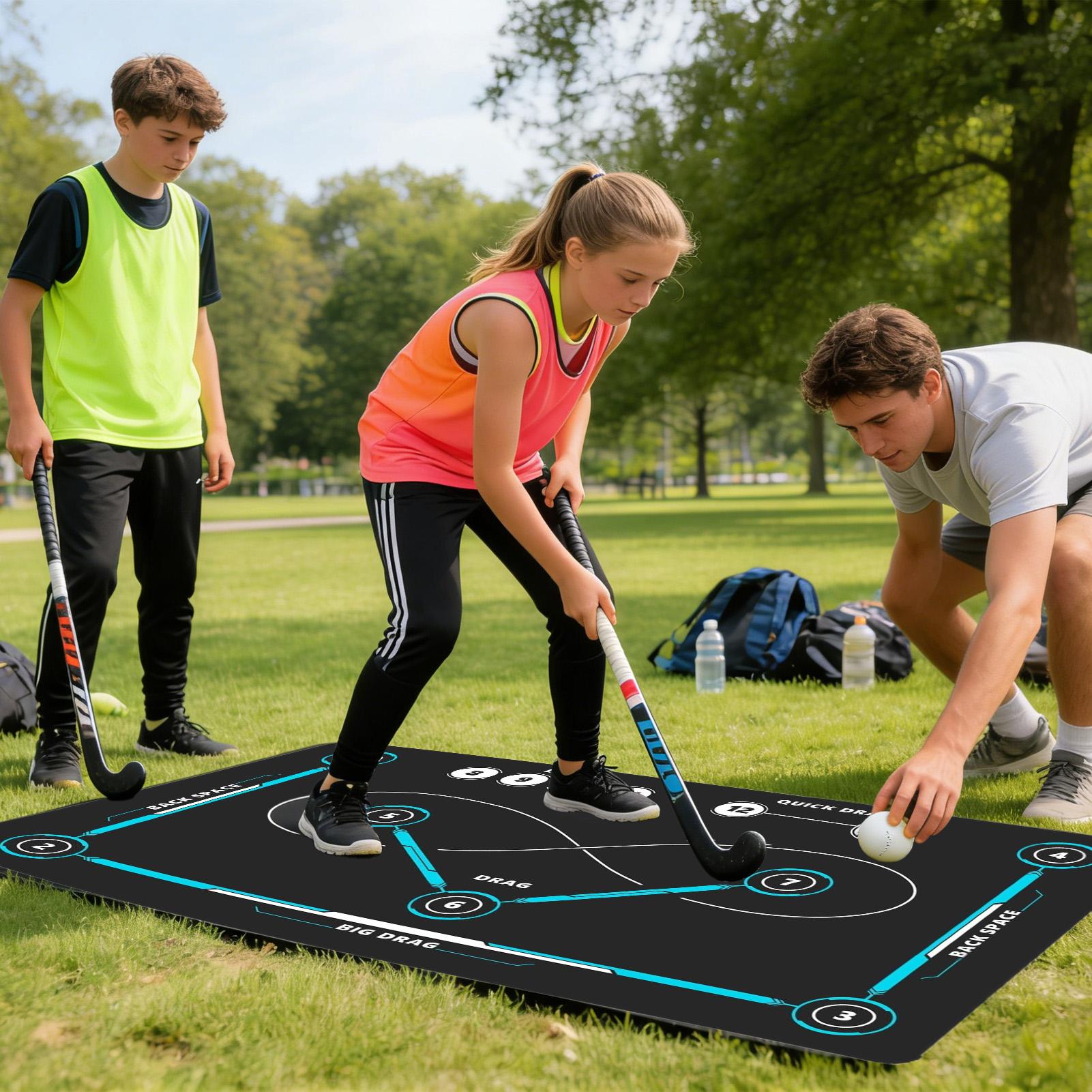 Non-Slip Hockey Training Mat I - Kids Outdoor Mat ulasan dan harga