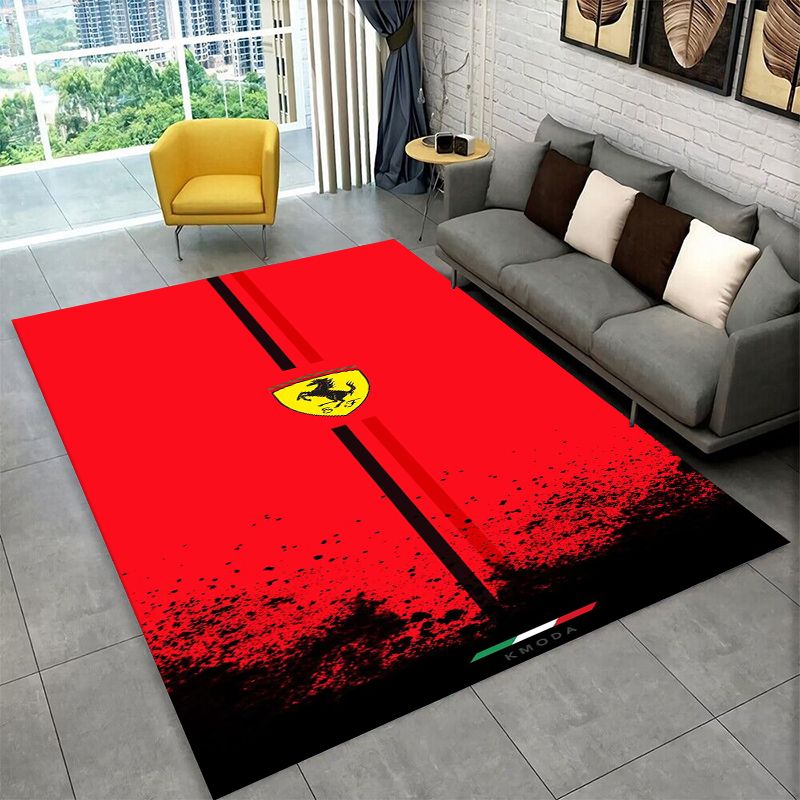 Retro F-Ferrarii Racing Car Mo - Kids Outdoor Mat ulasan dan harga