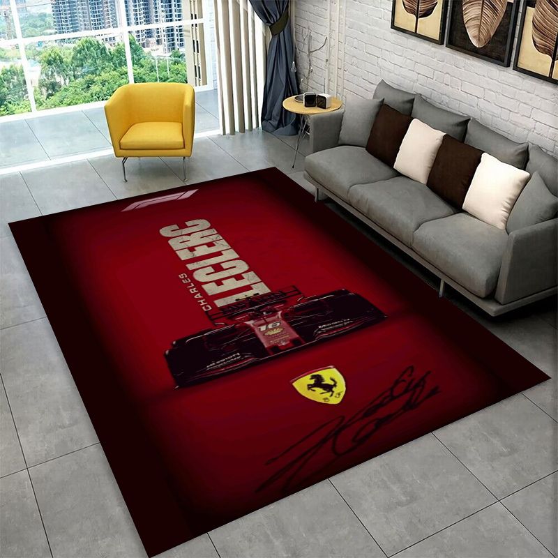 Retro F-Ferrarii Racing Car Mo - Kids Outdoor Mat ulasan dan harga
