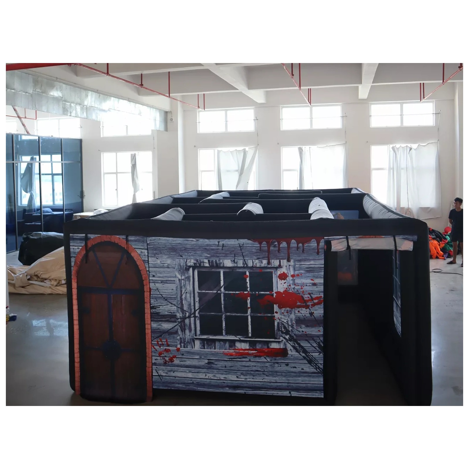 Large Haunted Circus Flat Roof - Kids Outdoor Venues ulasan dan harga