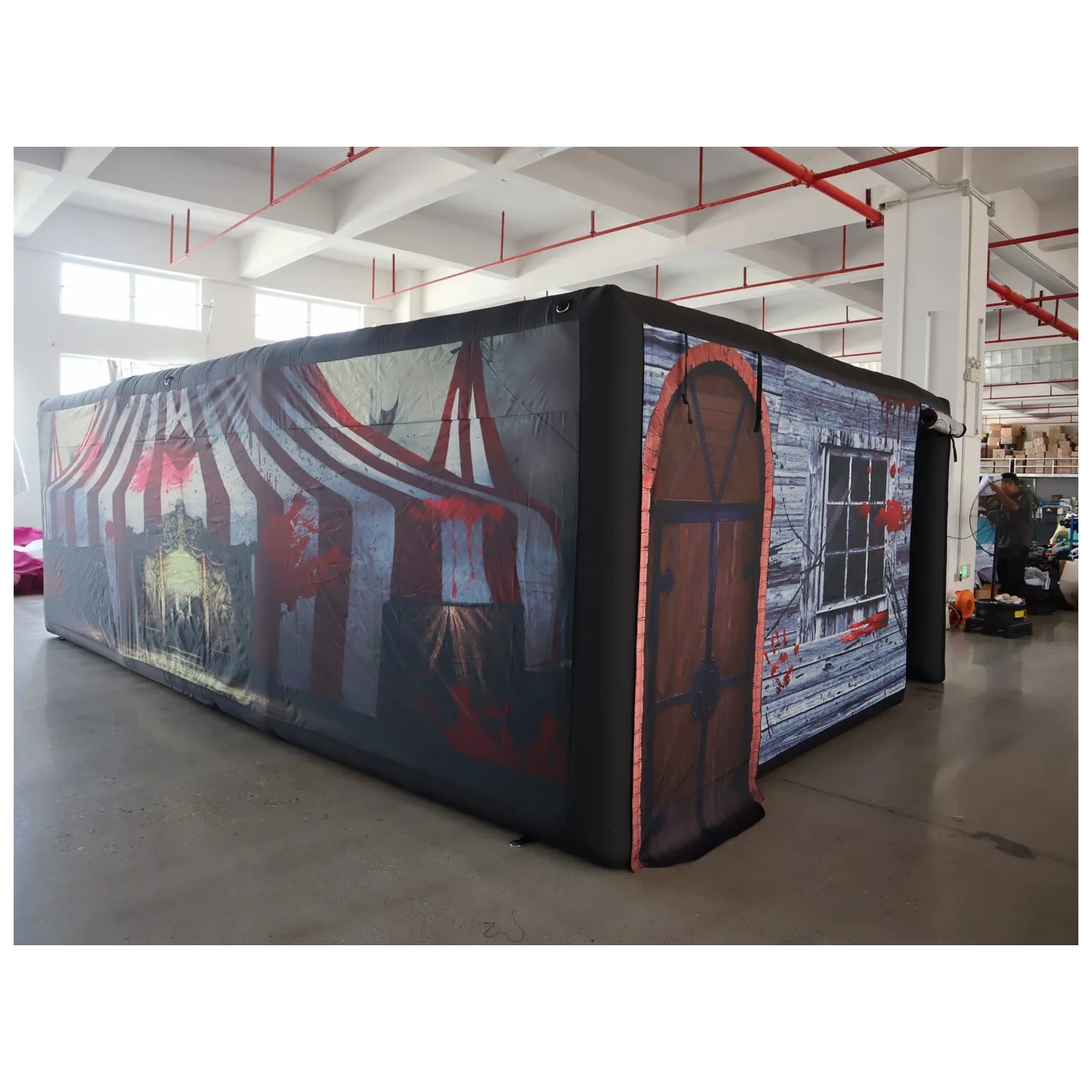 Large Haunted Circus Flat Roof - Kids Outdoor Venues ulasan dan harga