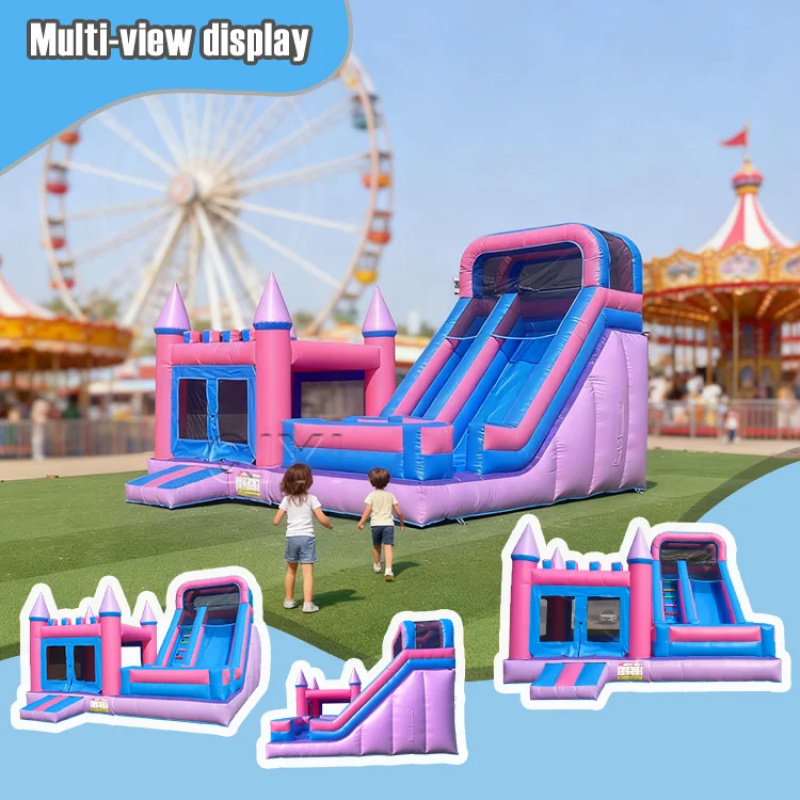 Commercial Bounce House Colorf - Kids Outdoor Inflatable ulasan dan harga