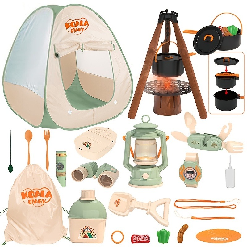 Kids Camping Set Toy Outdoor E - Kids Outdoor Teepee ulasan dan harga