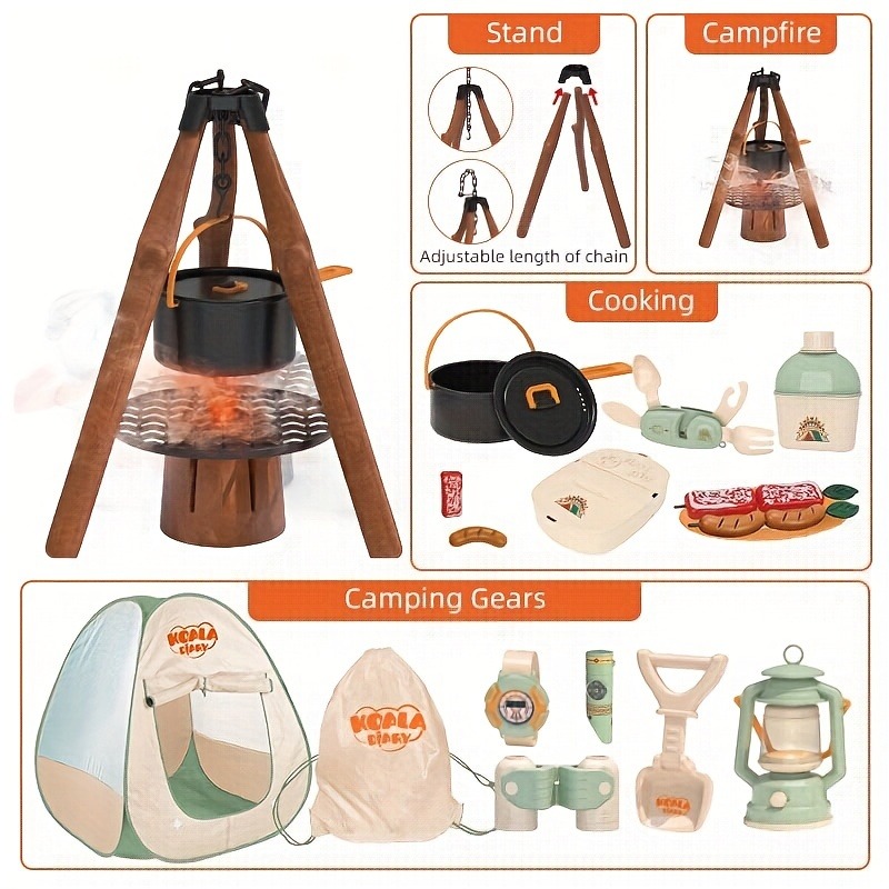 Kids Camping Set Toy Outdoor E - Kids Outdoor Teepee ulasan dan harga