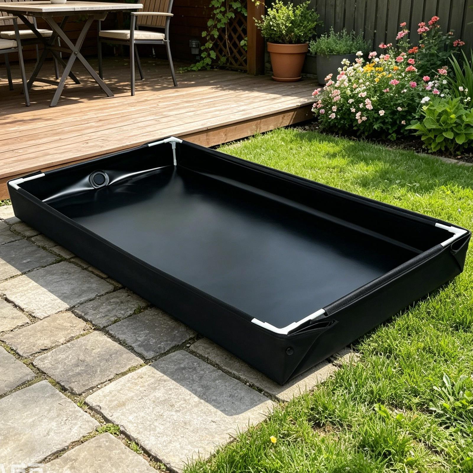 Portable Shower Pan with Drain - Kids Outdoor Tent ulasan dan harga