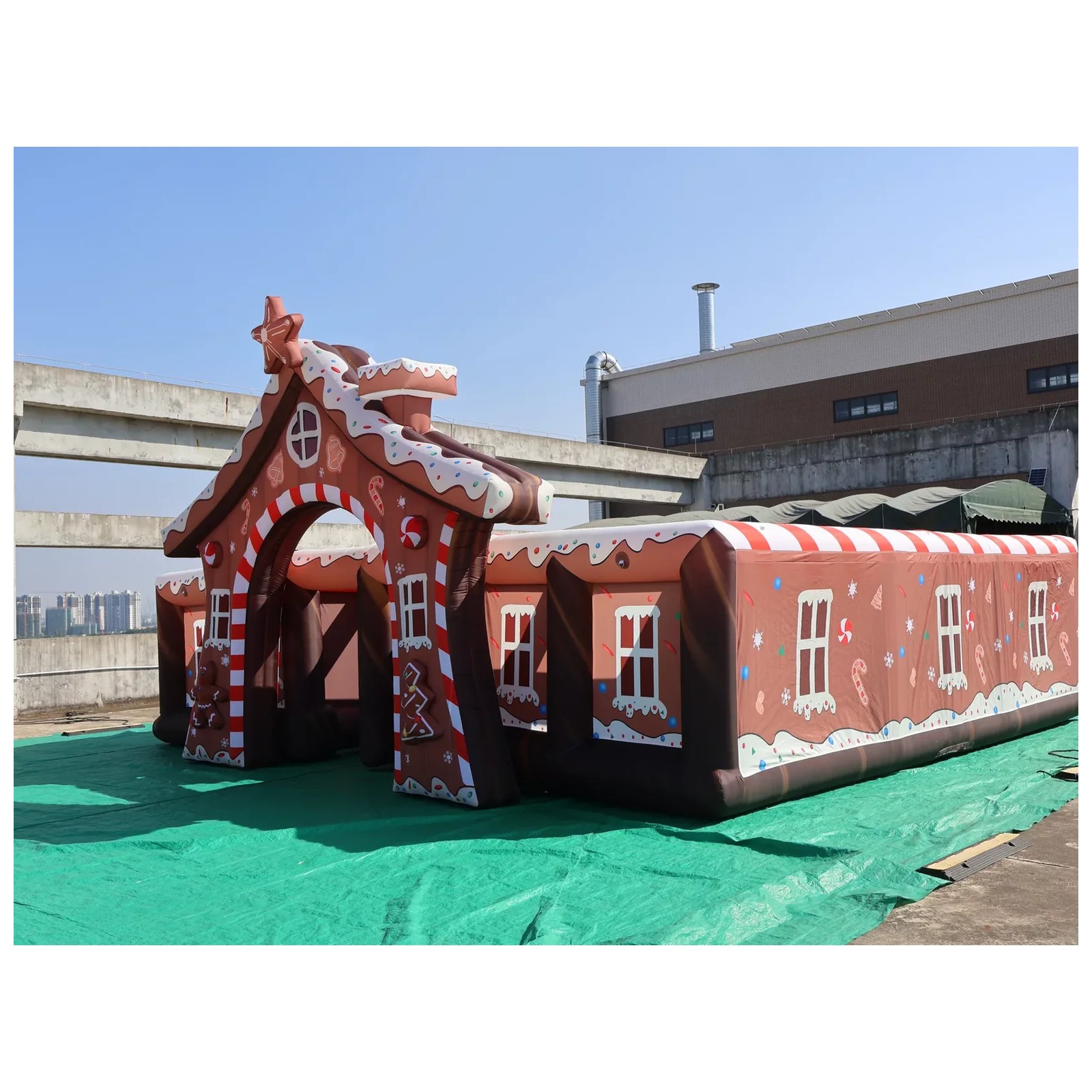 Large Gingerbread Inflatable M - Kids Outdoor Venues ulasan dan harga