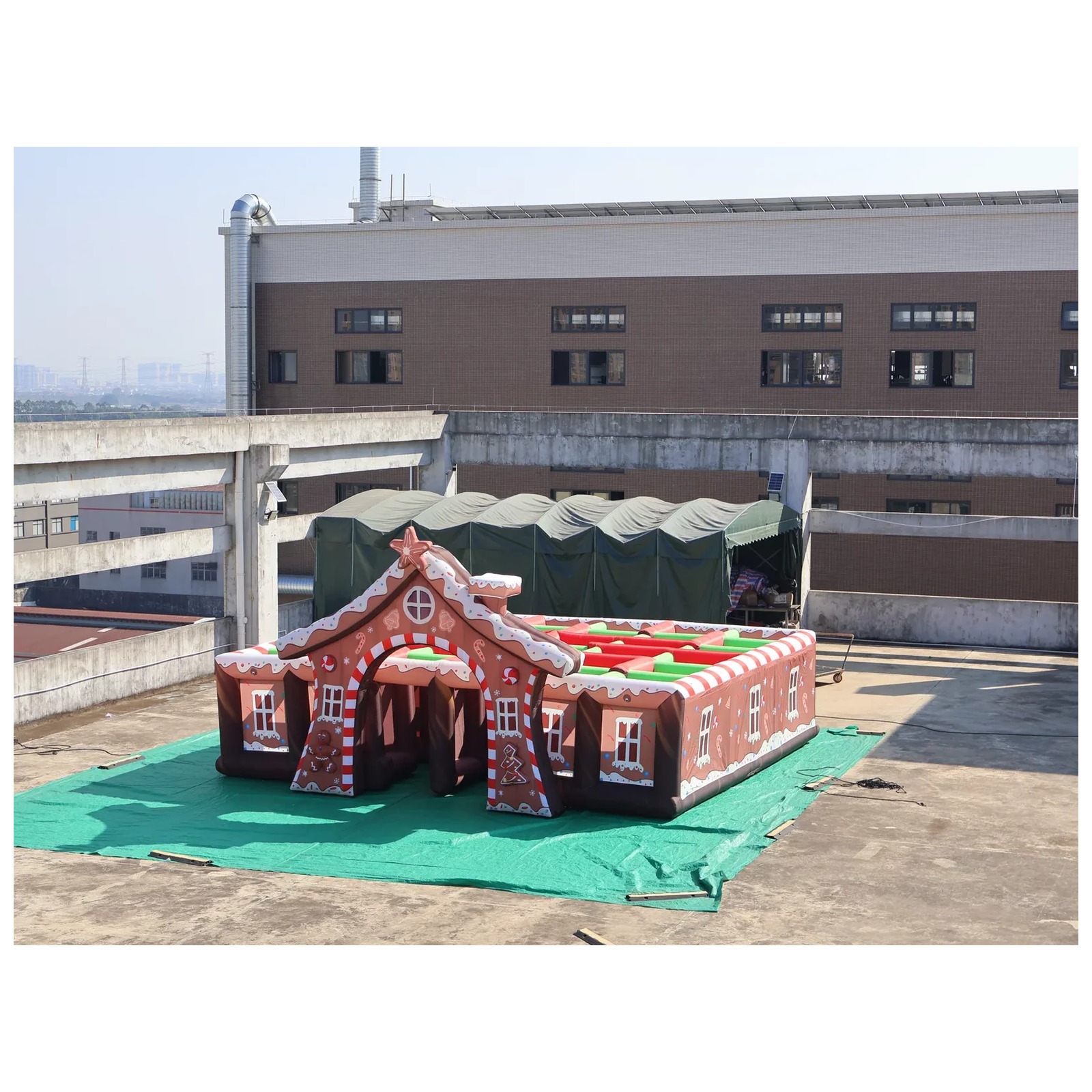 Large Gingerbread Inflatable M - Kids Outdoor Venues ulasan dan harga