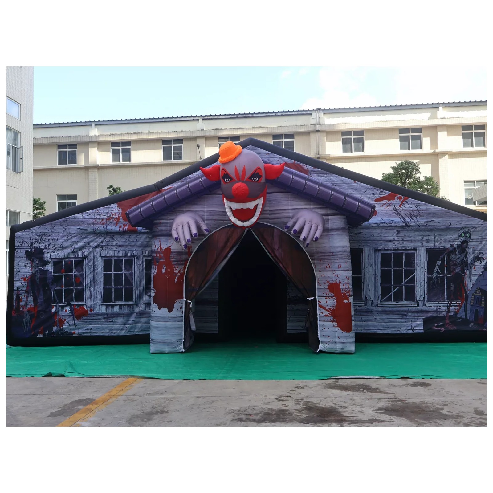 Large Gray Covered Inflatable  - Kids Outdoor Venues ulasan dan harga