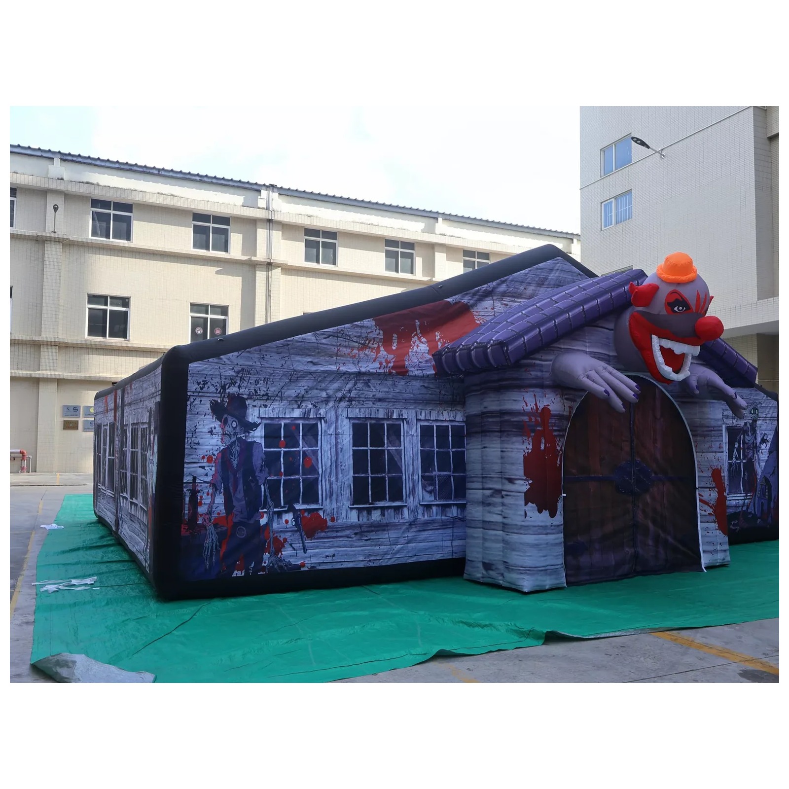 Large Gray Covered Inflatable  - Kids Outdoor Venues ulasan dan harga