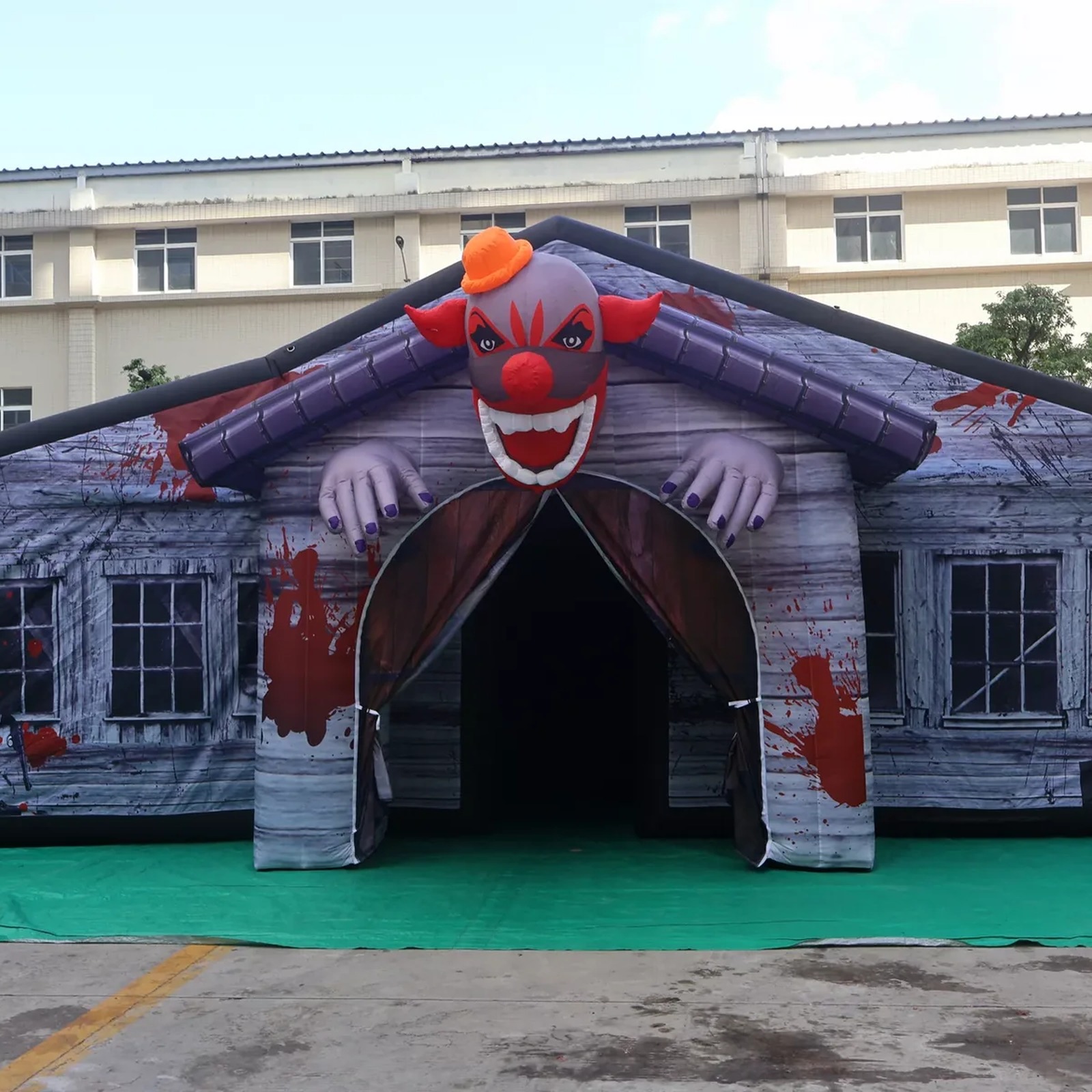 Large Gray Covered Inflatable  - Kids Outdoor Venues ulasan dan harga