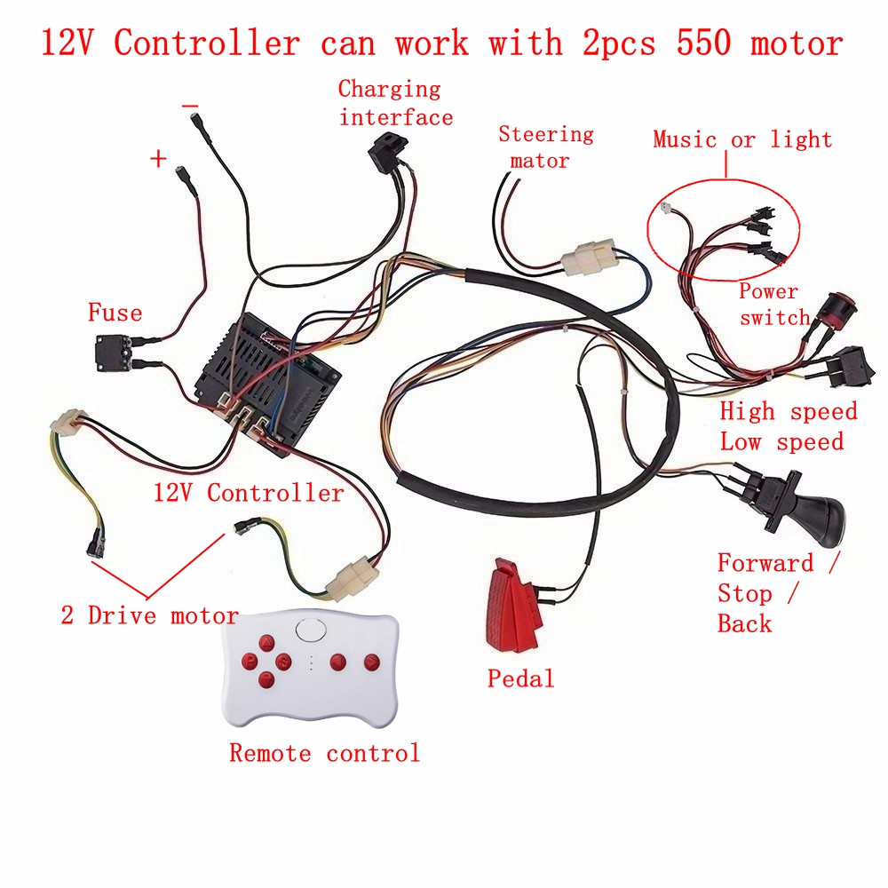 Child electric car DIY modifie - Ride On Toy Car ulasan dan harga