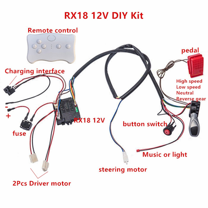 Child electric car DIY modifie - Ride On Toy Car ulasan dan harga