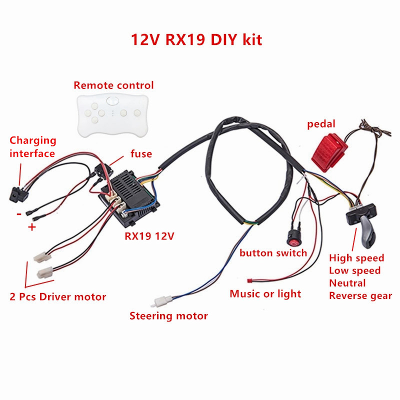 Child electric car DIY modifie - Ride On Toy Car ulasan dan harga