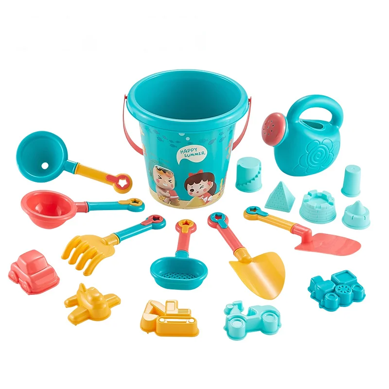 18PCS Beach Toy Set Bucket Sea - Kids Outdoor Clubhouse ulasan dan harga