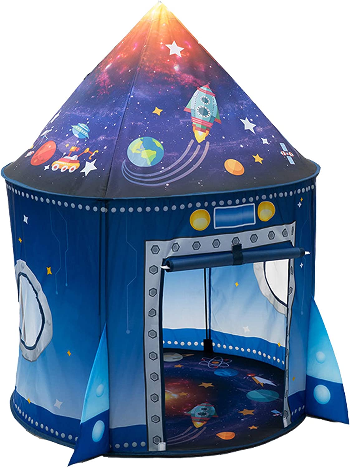 Rocket Ship Kids Tent Pop Up P - Kids Outdoor Teepee ulasan dan harga