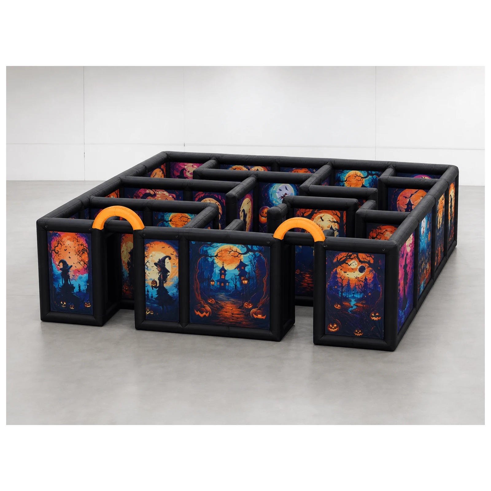 Large Dual Orange Arch Hallowe - Kids Outdoor Venues ulasan dan harga