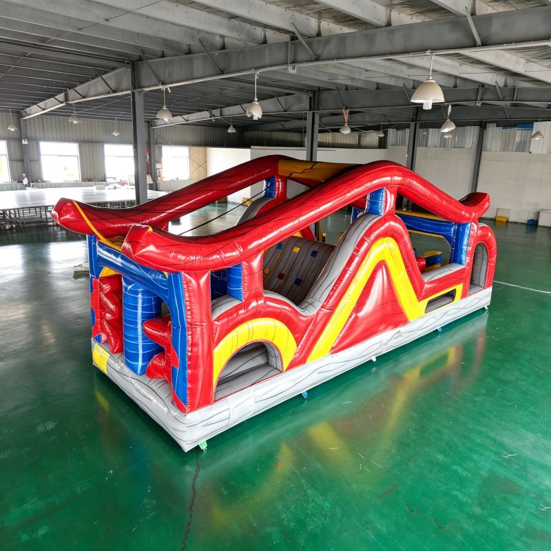 Inflatable Obstacle Course Com - Kids Outdoor Obstacle Course Equipment ulasan dan harga