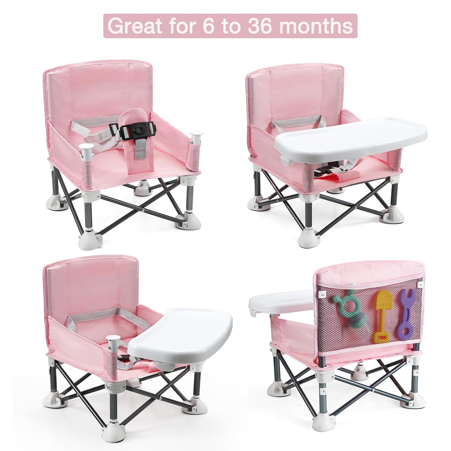 Portable Baby Seat Travel Comp - Kids Outdoor Lawn Chair ulasan dan harga