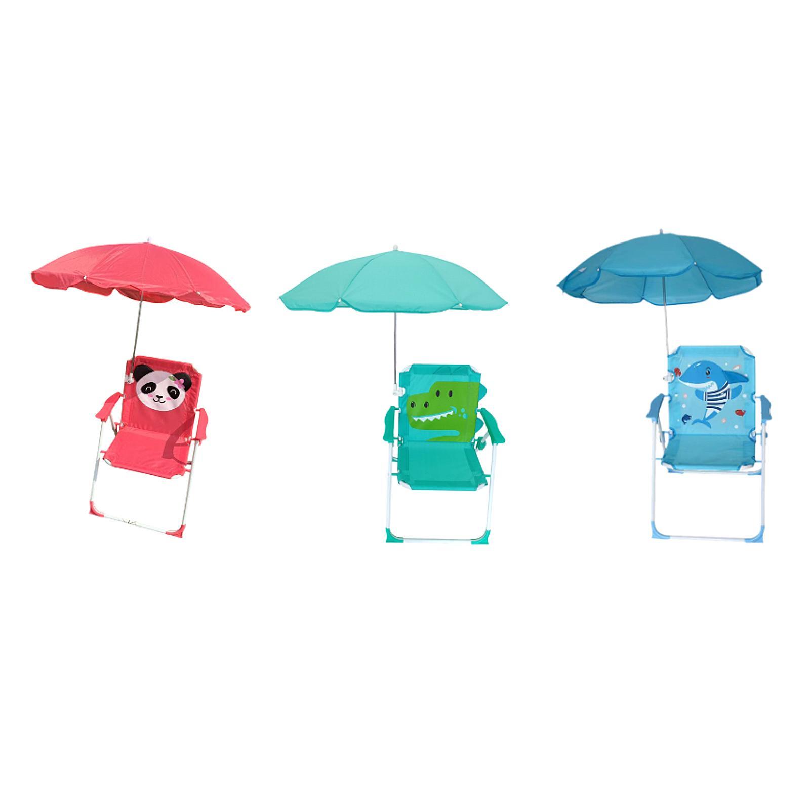 Kids Beach Chairs with Umbrell - Kids Outdoor Lawn Chair ulasan dan harga