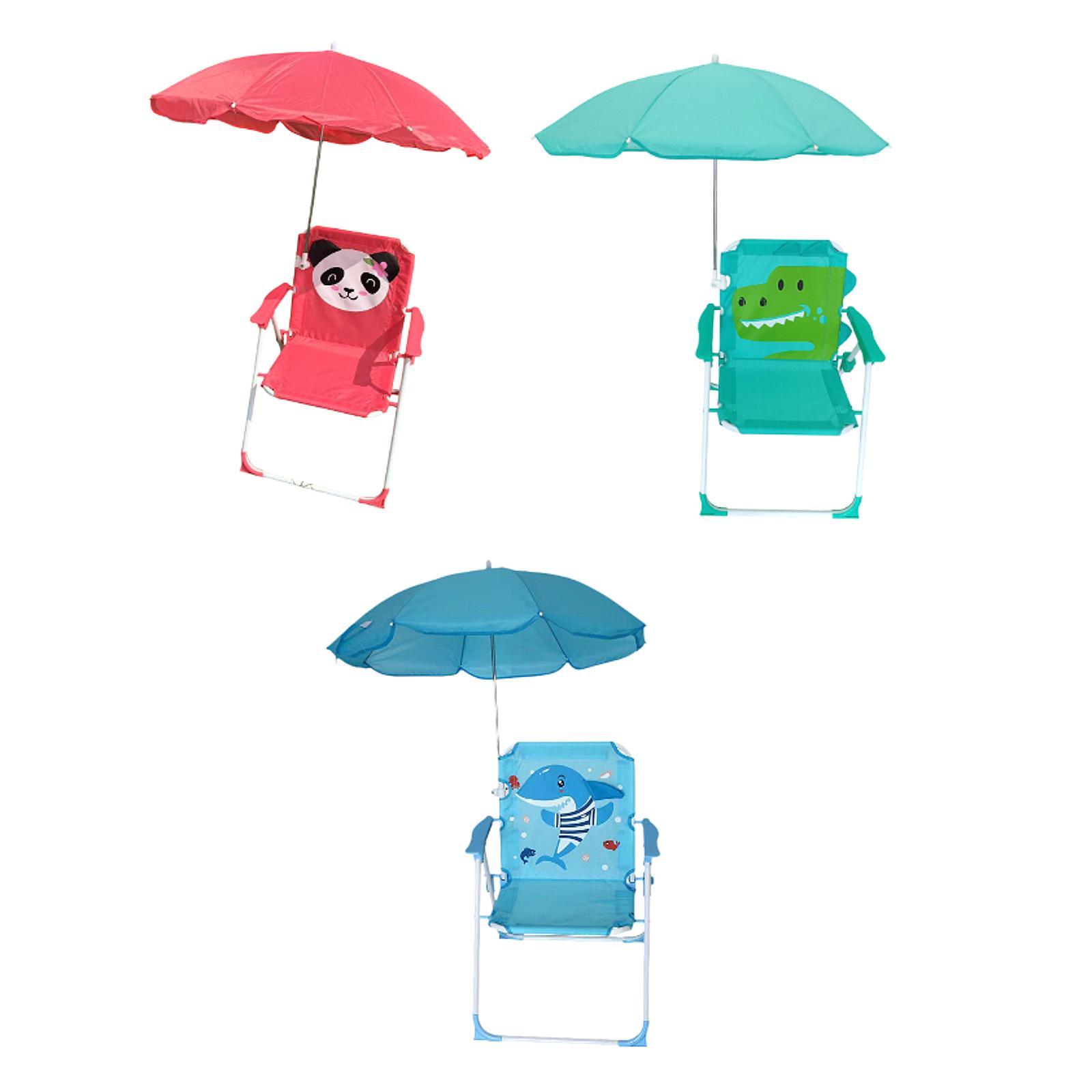 Kids Beach Chairs with Umbrell - Kids Outdoor Lawn Chair ulasan dan harga
