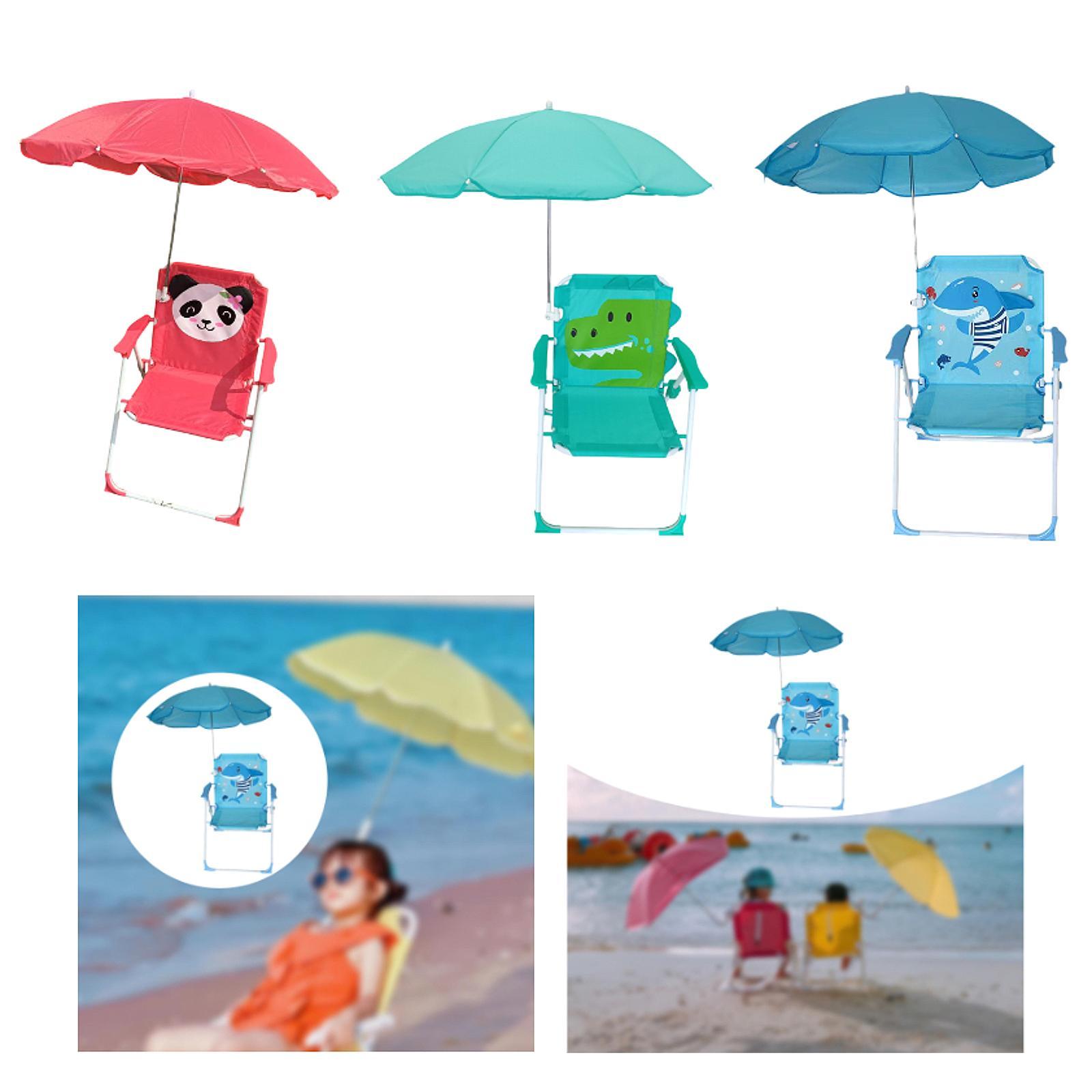 Kids Beach Chairs with Umbrell - Kids Outdoor Lawn Chair ulasan dan harga