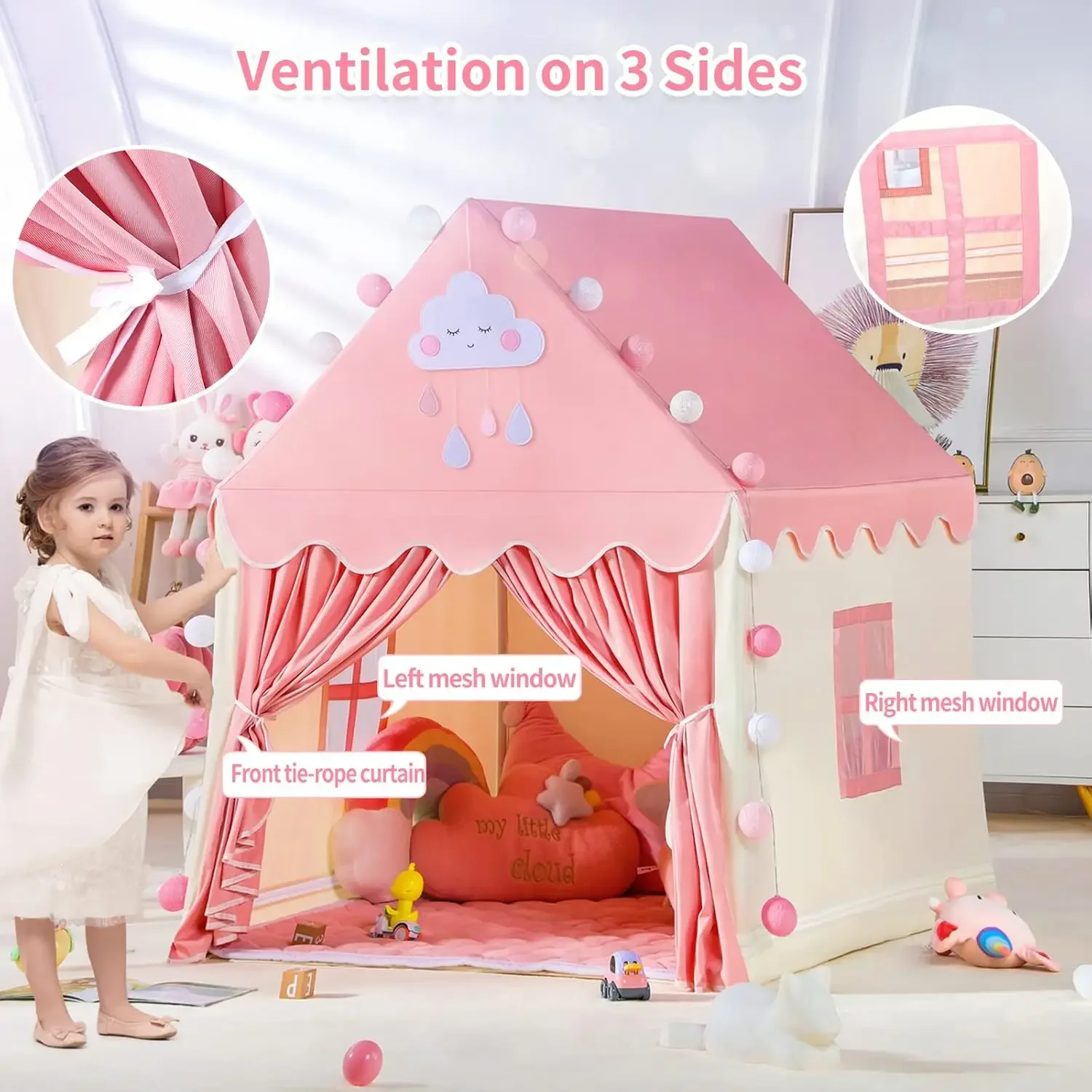 Children Play Tent Princess Ca - Kids Outdoor Clubhouse ulasan dan harga