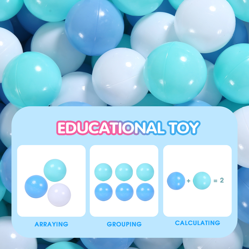 100Pcs Colors Plastic Balls Wa - Kids Outdoor Teepee ulasan dan harga
