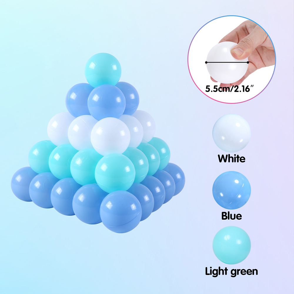 100Pcs Colors Plastic Balls Wa - Kids Outdoor Teepee ulasan dan harga