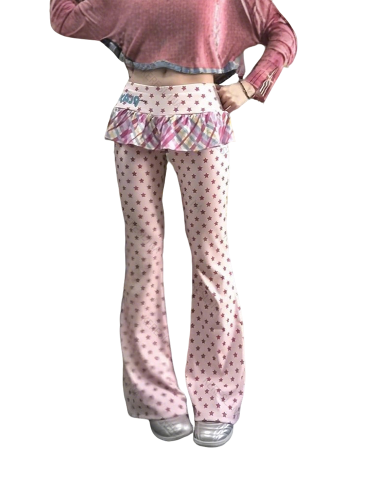 Ladies Cute Star Pattern Micro - Mini Trampoline Spring ulasan dan harga