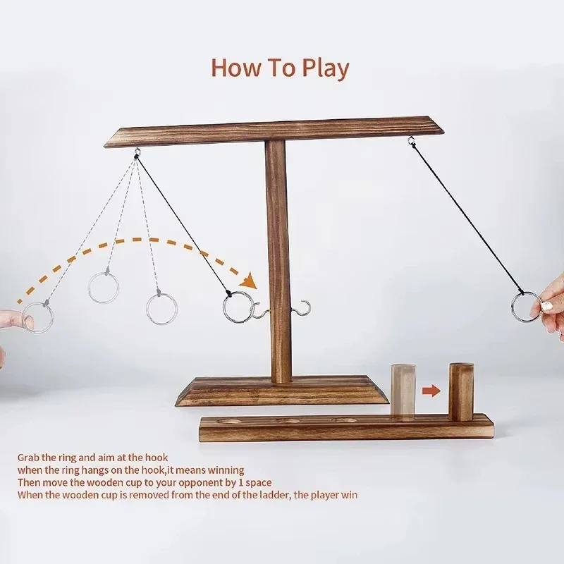 Ring Toss Games for Kids Adult - Kids Outdoor Ladder ulasan dan harga
