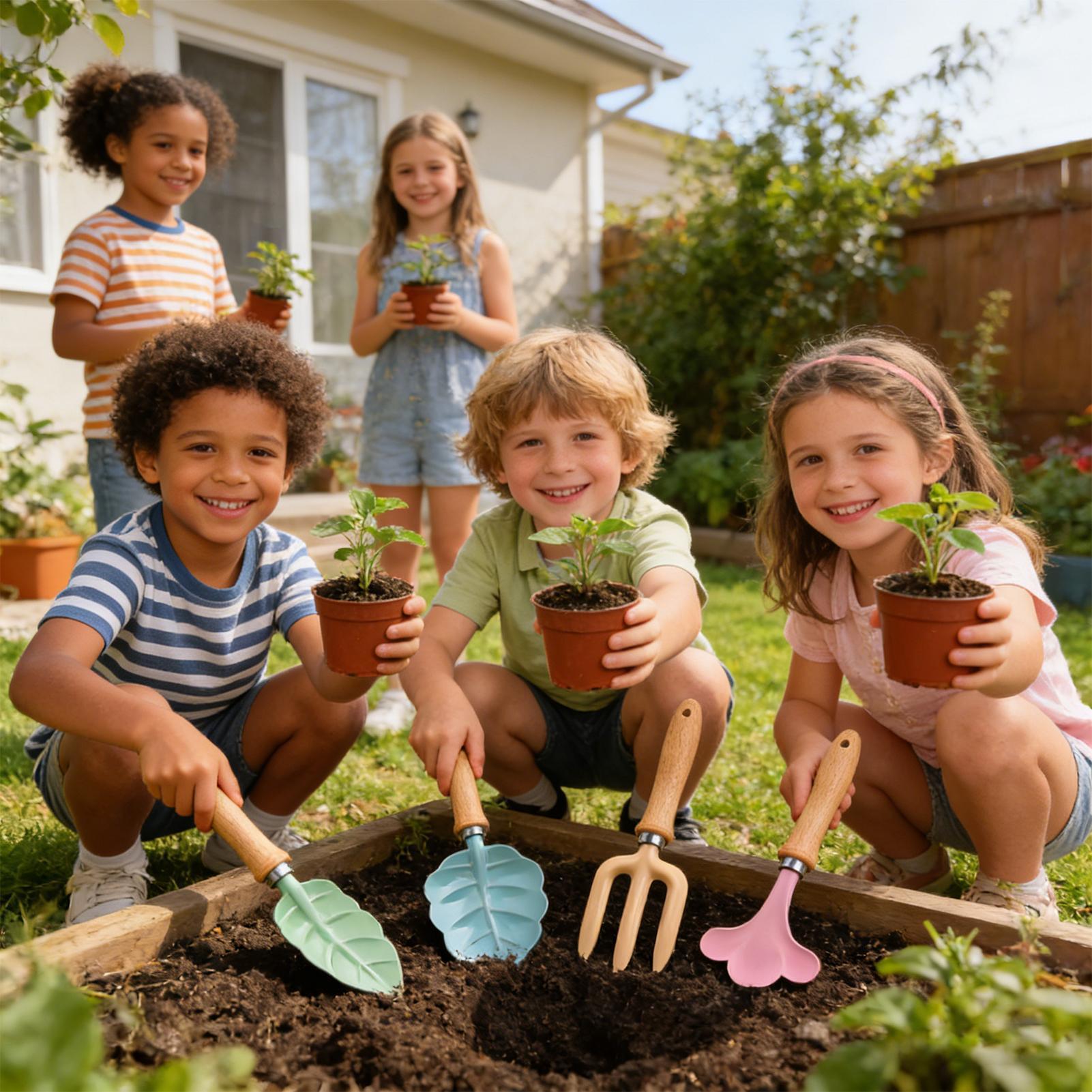 Kids Gardening Set 4 Piece Lea - Kids Outdoor Garden Set ulasan dan harga