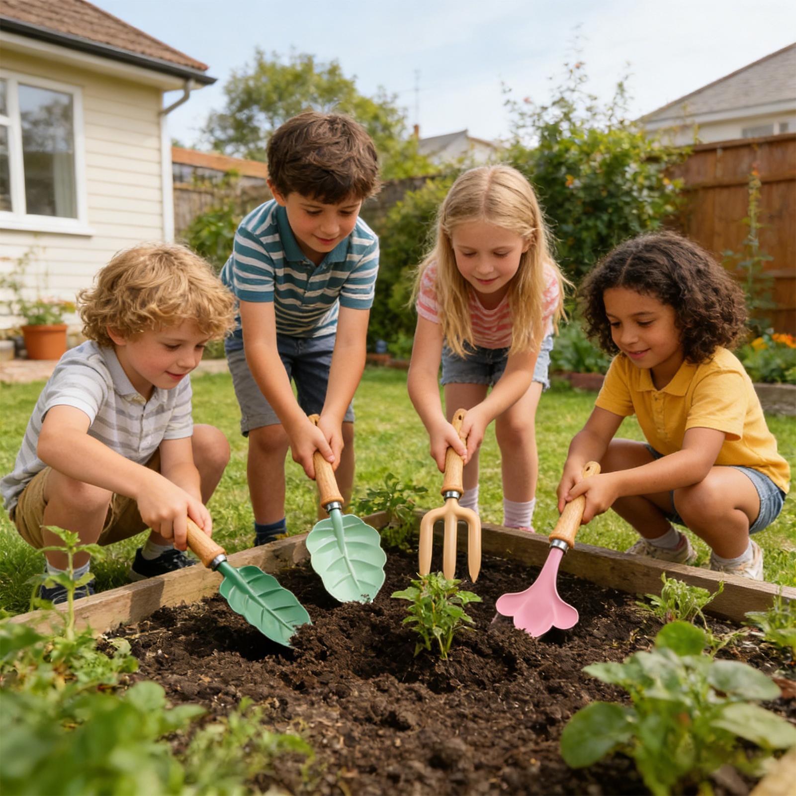 Kids Gardening Set 4 Piece Lea - Kids Outdoor Garden Set ulasan dan harga