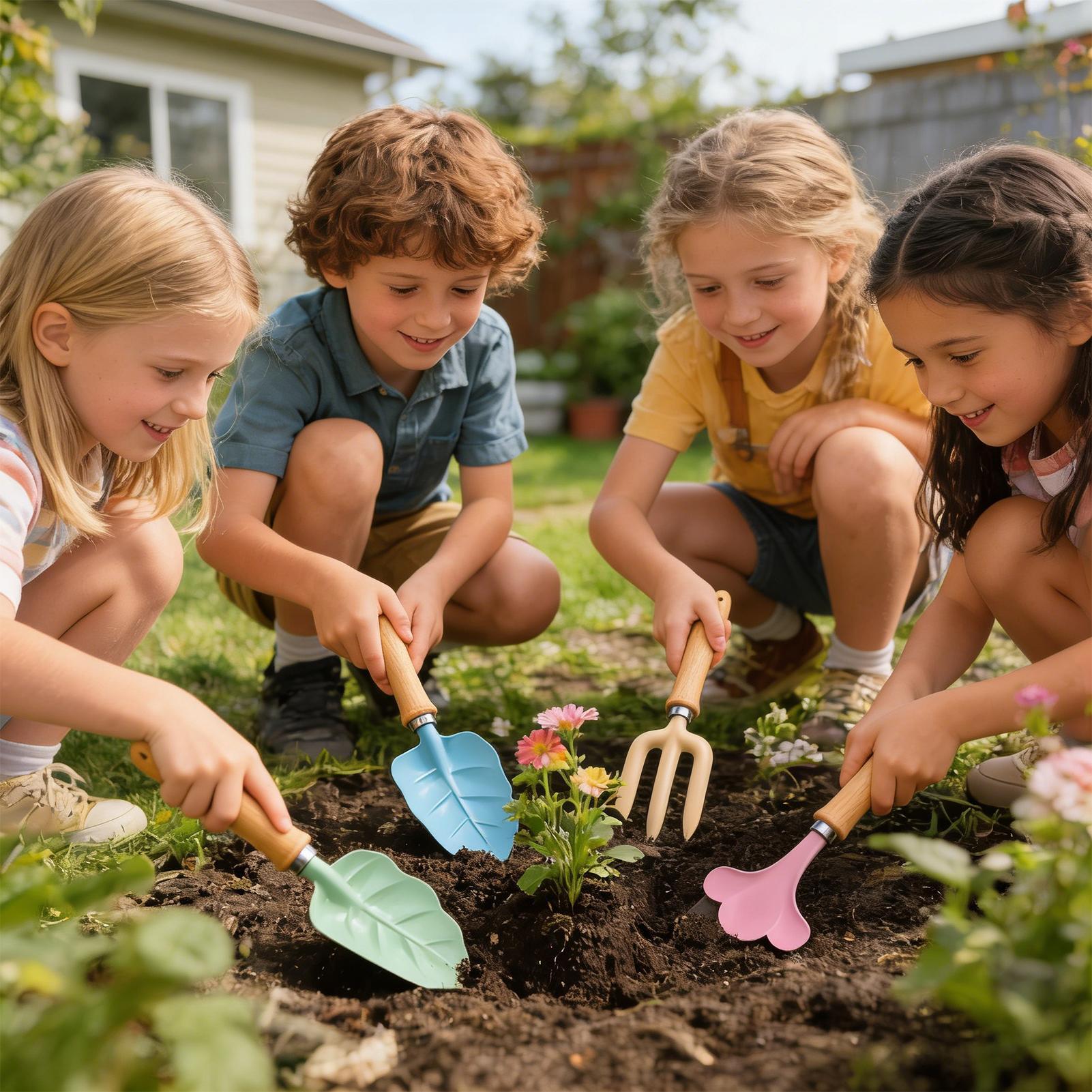 Kids Gardening Set 4 Piece Lea - Kids Outdoor Garden Set ulasan dan harga