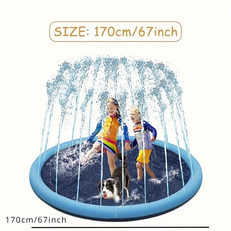 170×180cm Large Water Splash P - Kids Outdoor Clubhouse ulasan dan harga