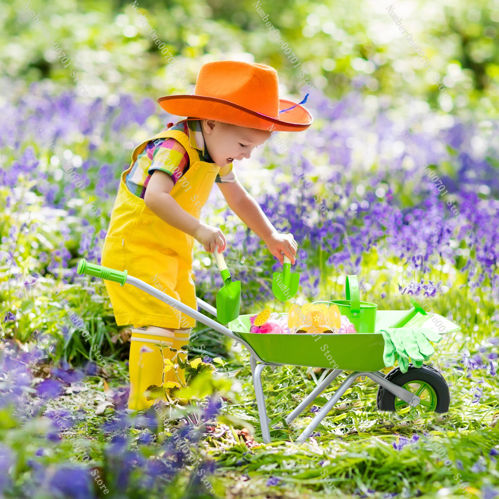 Kids Outdoor Wheelbarrow, Gree - Kids Outdoor Garden Set ulasan dan harga