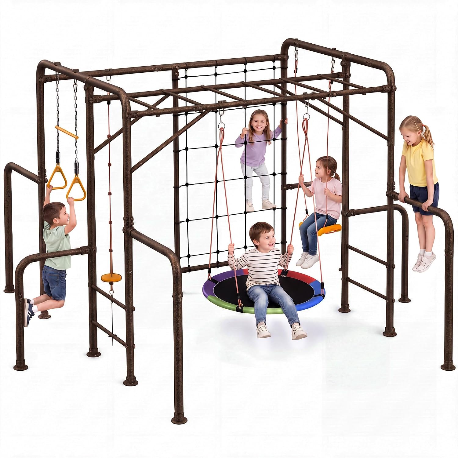 7-in-1 Outdoor Jungle Gym Monk - Kids Outdoor Ladder ulasan dan harga
