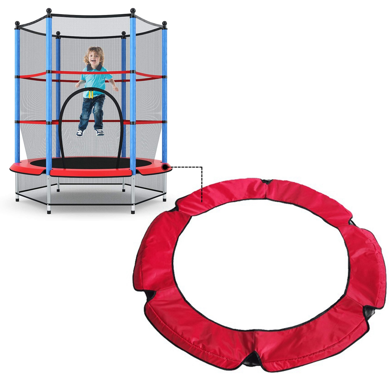55 Inch Trampoline Spring Cove - Mini Trampoline Spring ulasan dan harga