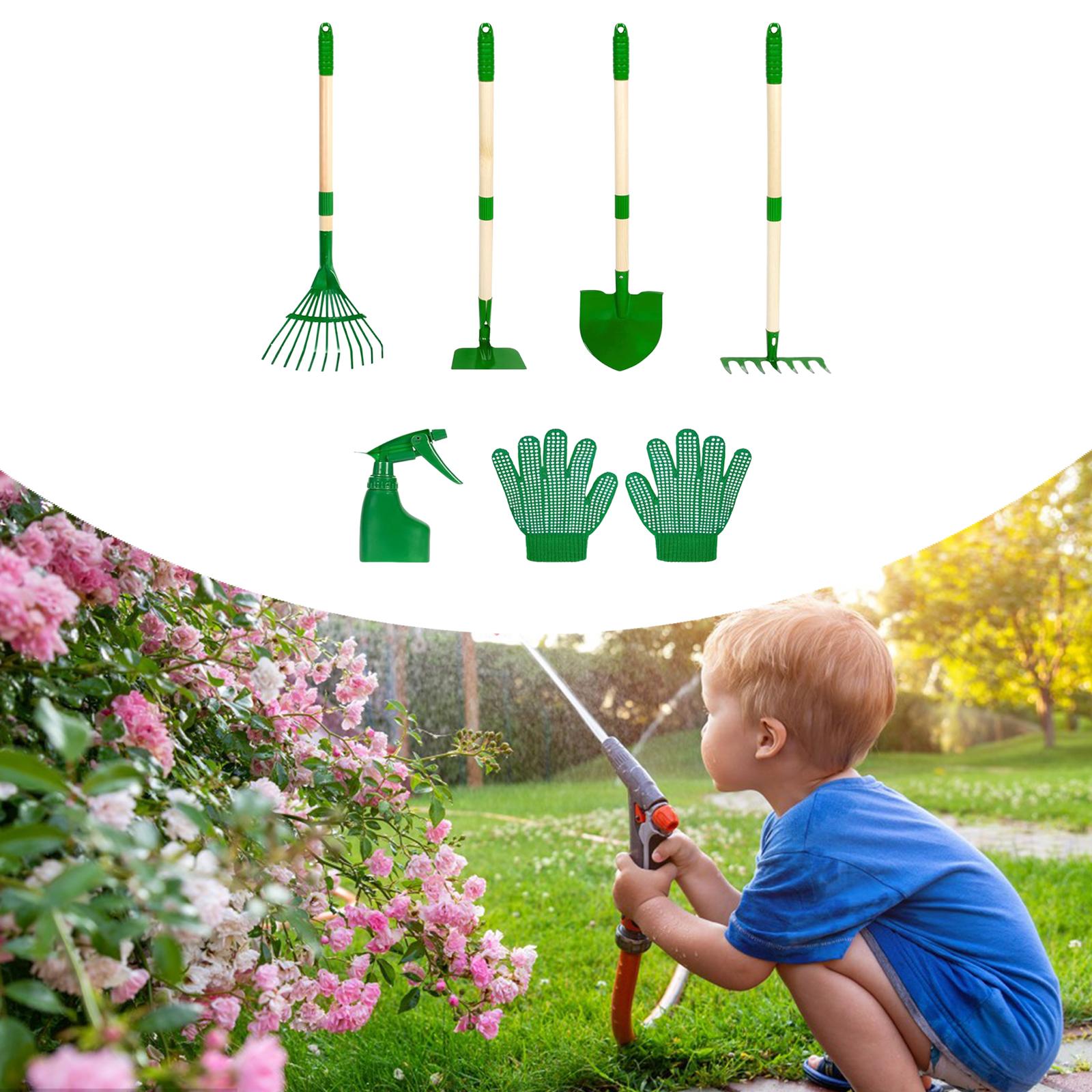 6x Kids Gardening Tools Set Ou - Kids Outdoor Garden Set ulasan dan harga