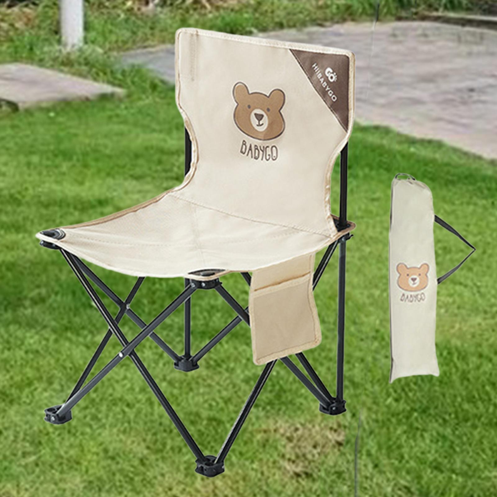 Kids Camping Folding Chair Fur - Kids Outdoor Lawn Chair ulasan dan harga
