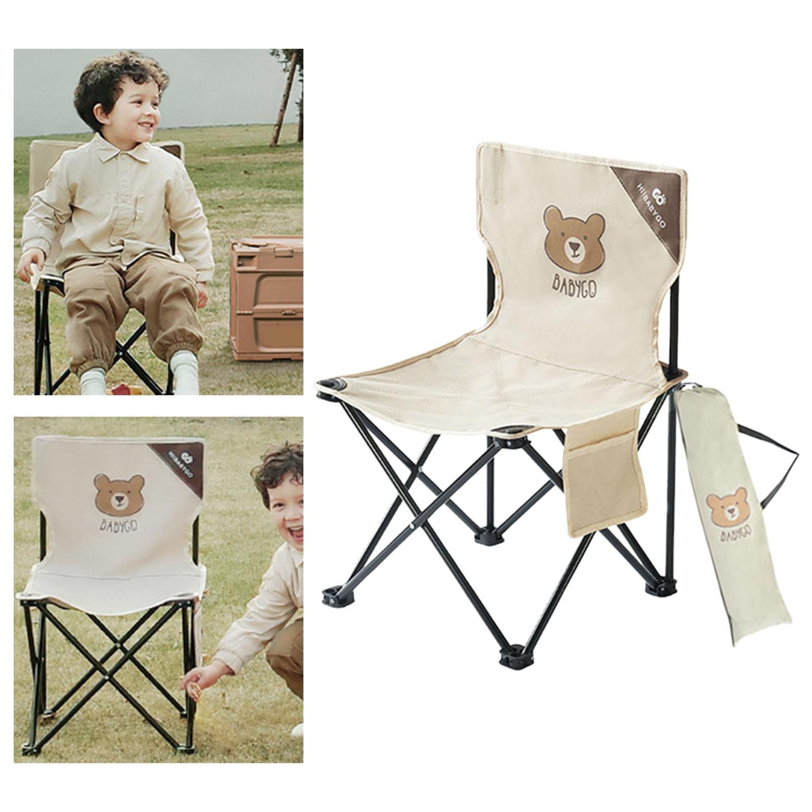 Kids Camping Folding Chair Fur - Kids Outdoor Lawn Chair ulasan dan harga
