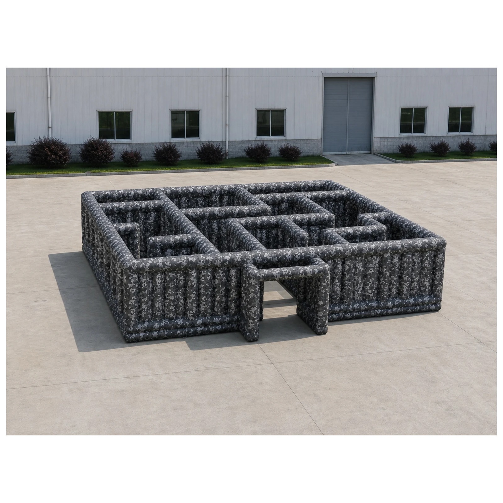 Large Gray Camouflage Open Inf - Kids Outdoor Venues ulasan dan harga