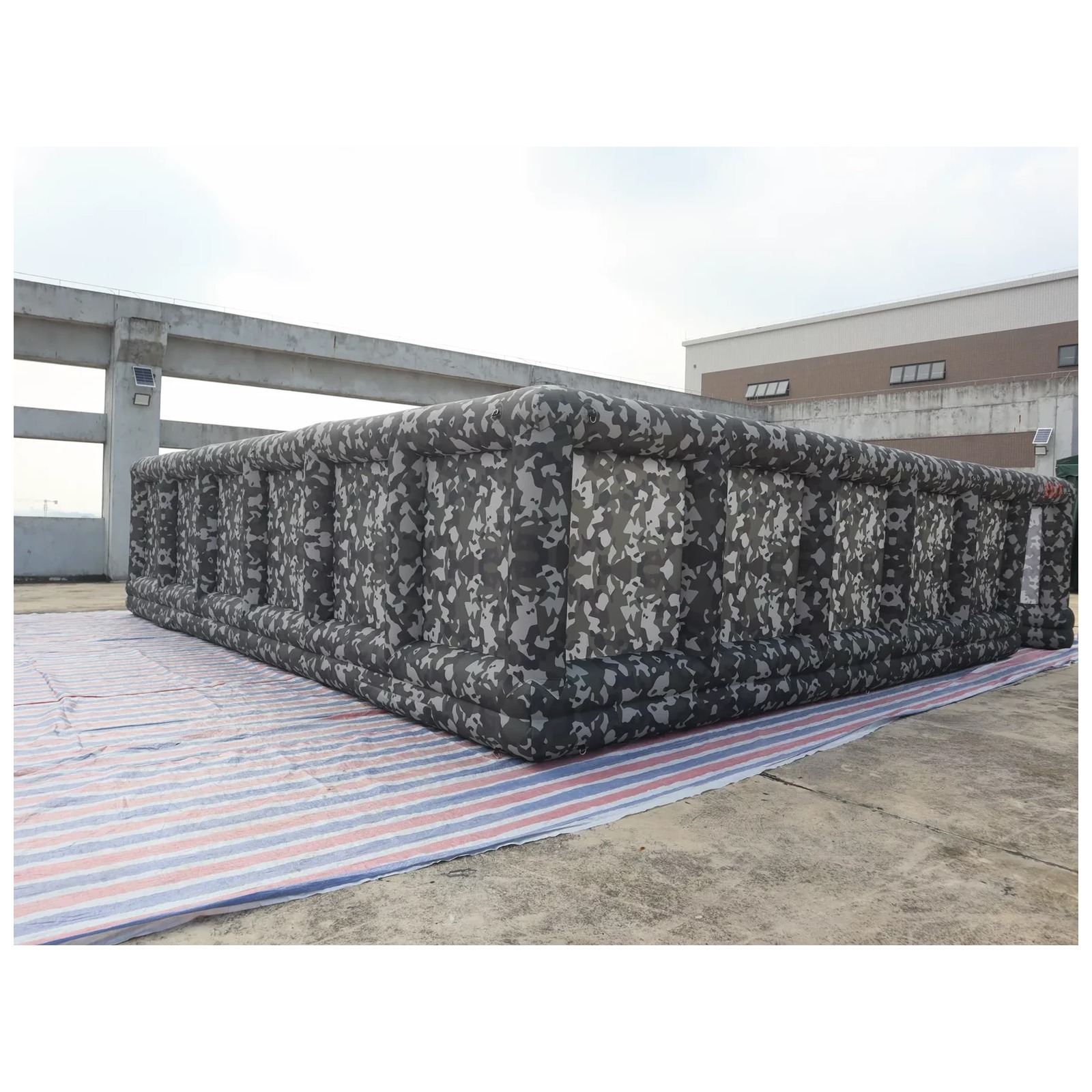Large Gray Camouflage Open Inf - Kids Outdoor Venues ulasan dan harga