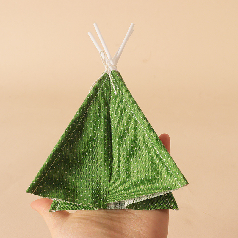 Dollhouse Mini Christmas Campi - Kids Outdoor Teepee ulasan dan harga