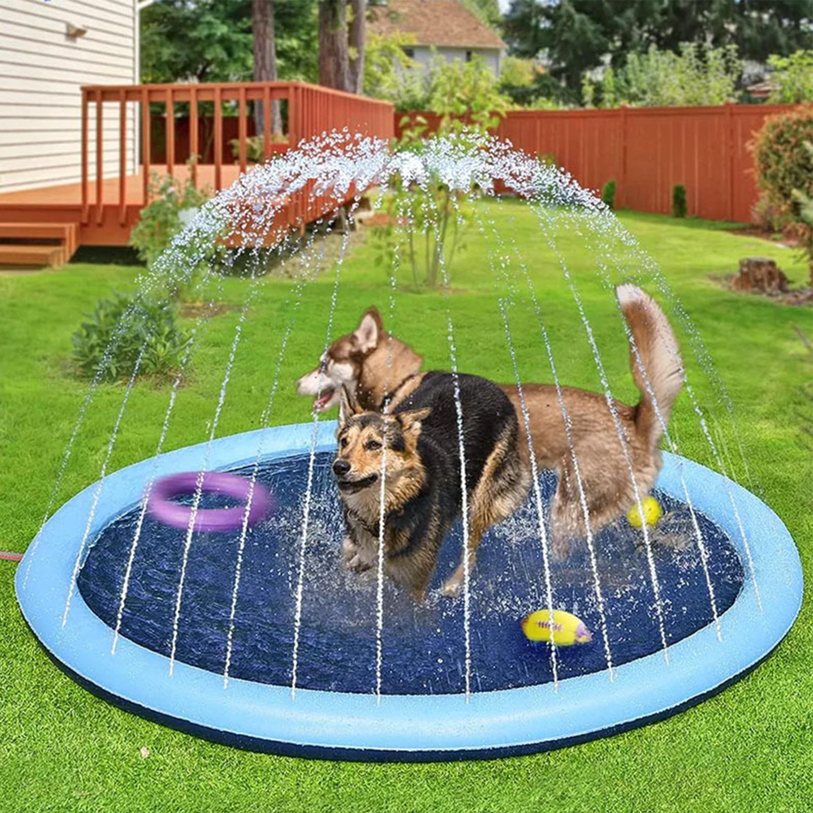 Kids Sprinkler Play Mat with S - Kids Outdoor Mat ulasan dan harga