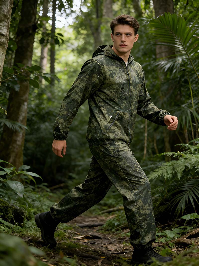 Men Fishing Hiking Sets Outdoo - Kids Outdoor Jacket ulasan dan harga