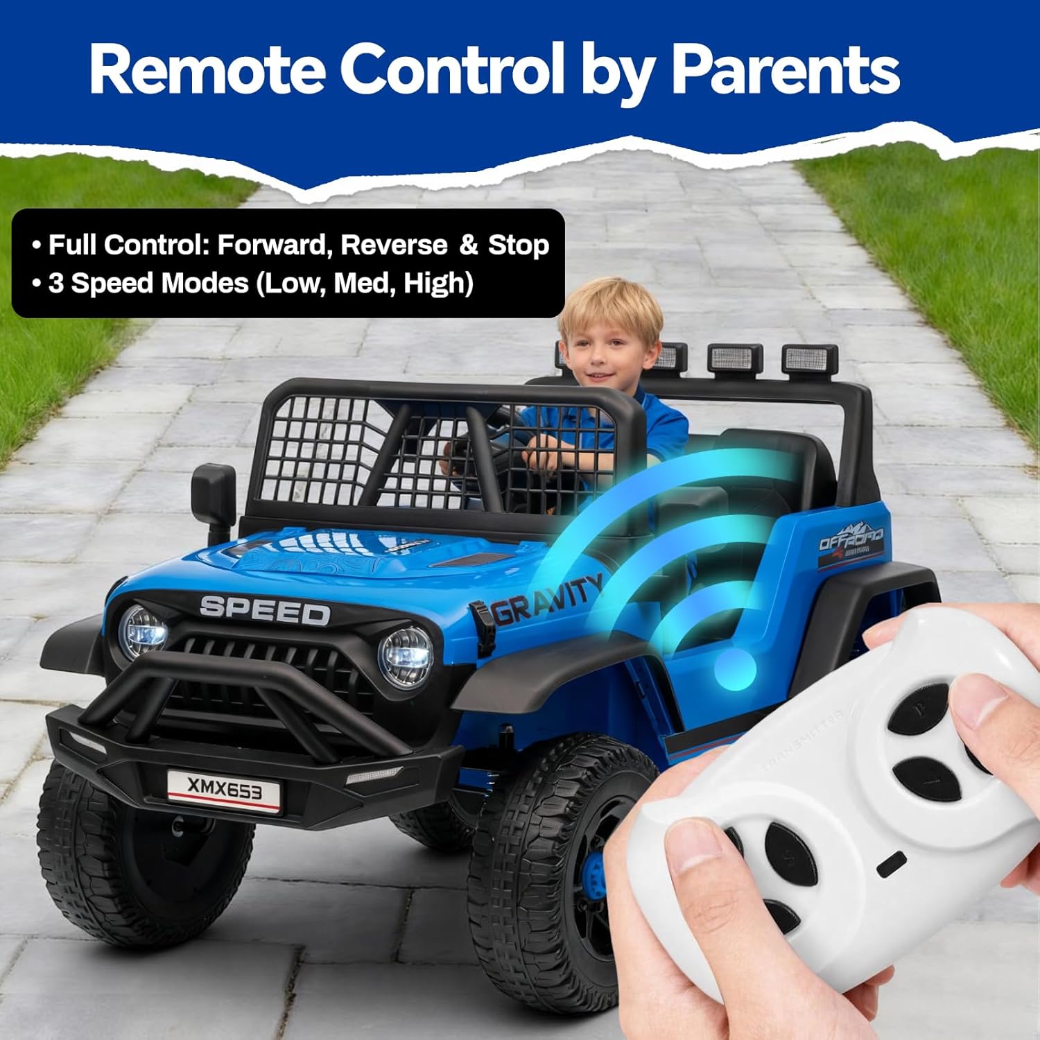 12V Kids Electric Ride on Truc - Ride On Toy Car ulasan dan harga