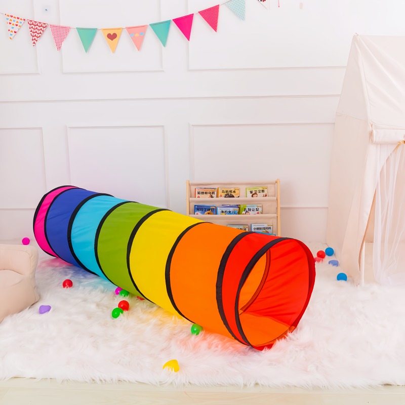 Colorful Crawl Tunnel Breathab - Kids Outdoor Clubhouse ulasan dan harga
