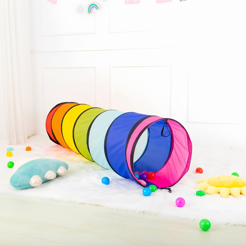 Colorful Crawl Tunnel Breathab - Kids Outdoor Clubhouse ulasan dan harga